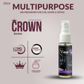 72hour Oasis Mini Pack Crown Series Car Perfume 20ml – Long Lasting Premium Fragrance – Multipurpose Air Freshener for Car, Home & Office – Miski Fragrance