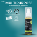 72hour New Car Car Perfume 50ml – Long Lasting Premuim Fragrance – Multipurpose Air Freshener for Car, Home & Office – Miski Fragrance