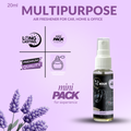 Mini Pack Lilac Car Perfume 20ml – Long Lasting Premium Fragrance – Multipurpose Air Freshener for Car, Home & Office – Miski Fragrance