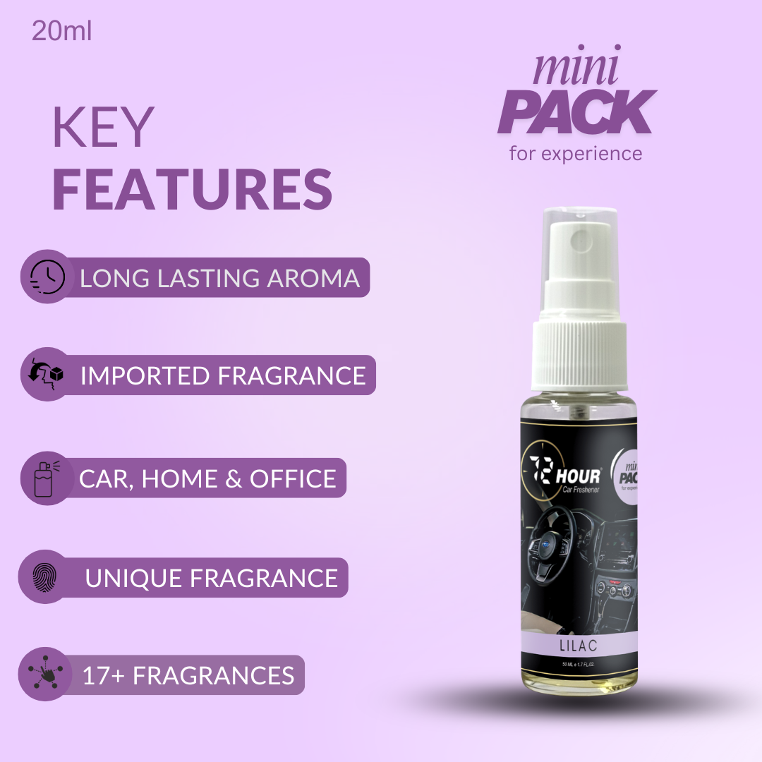 Mini PACK Combo pack French orchid, Lilac, Vanilla 20ml × 3