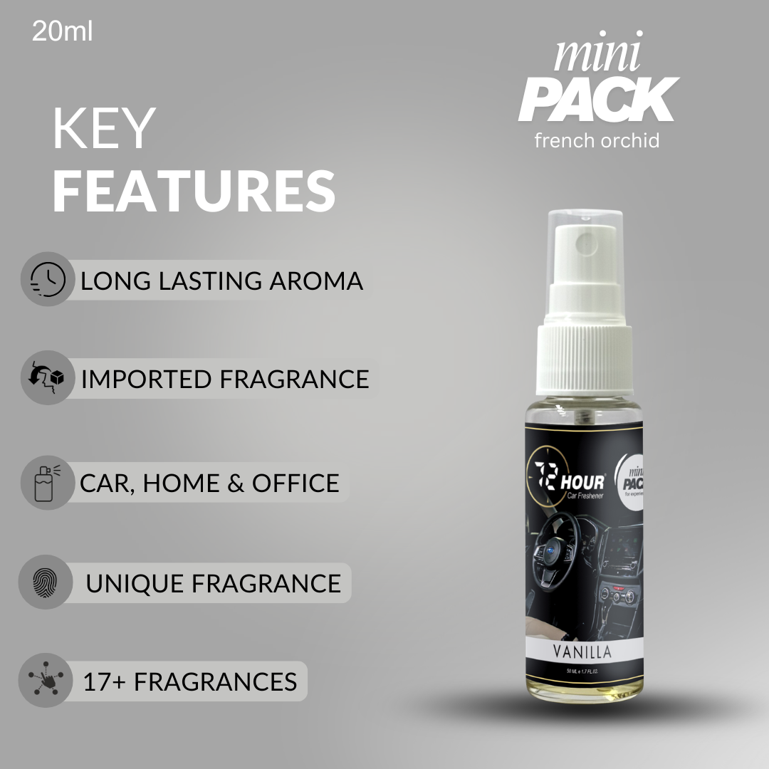 Mini PACK Combo pack French orchid, Lilac, Vanilla 20ml × 3