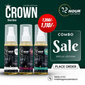 COMBO OFFER 👑 CROWN SERIES FREE DELIVERY 50ml × 3 CROWN SERIES FRAGRANCES